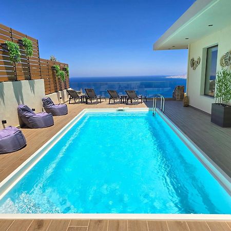Villa Balcony, Cozy Villa With Amazing View Rodhiá Extérieur photo