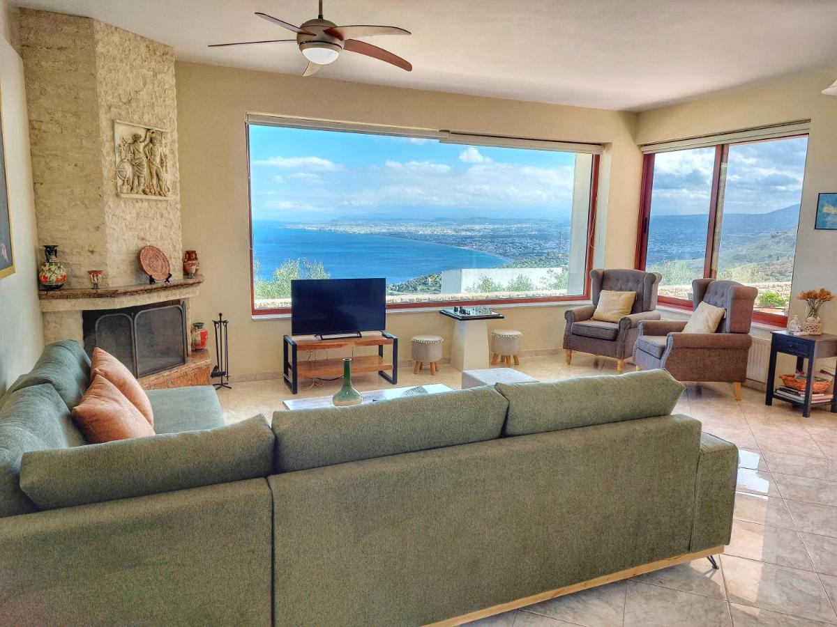 Villa Balcony, Cozy Villa With Amazing View Rodhiá Extérieur photo
