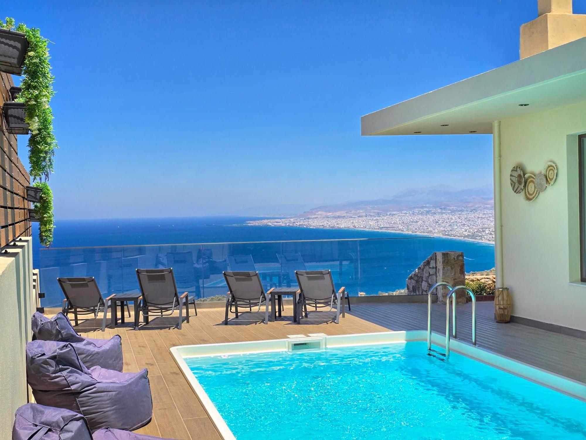 Villa Balcony, Cozy Villa With Amazing View Rodhiá Extérieur photo