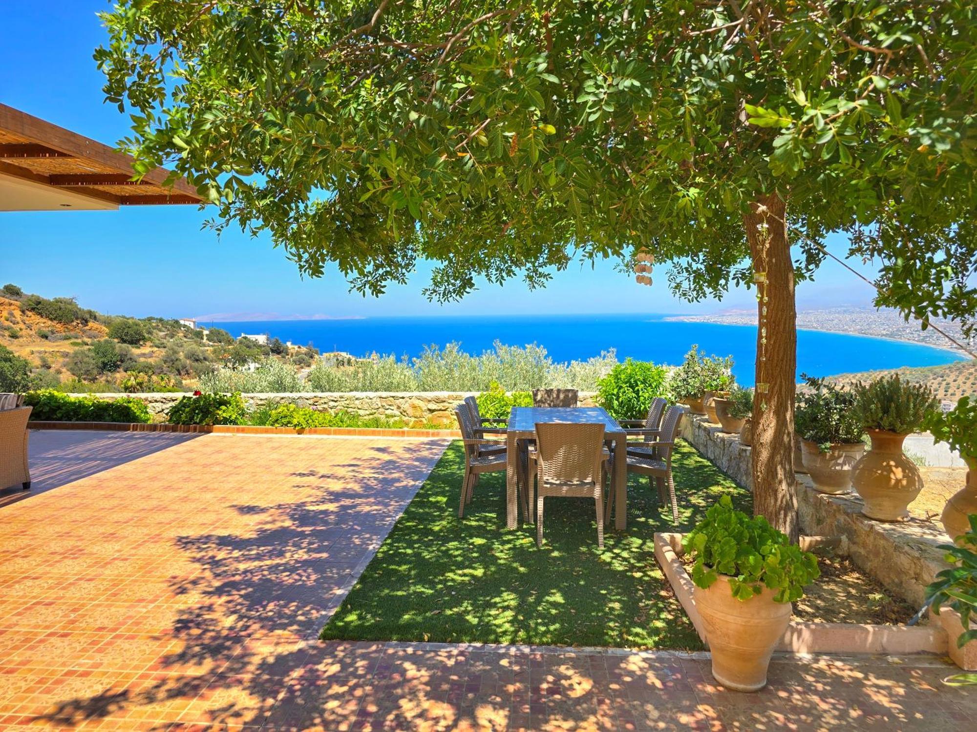 Villa Balcony, Cozy Villa With Amazing View Rodhiá Extérieur photo